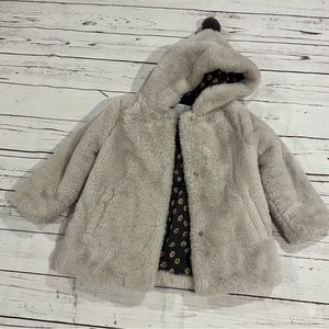 Zara Faux Fur Coat